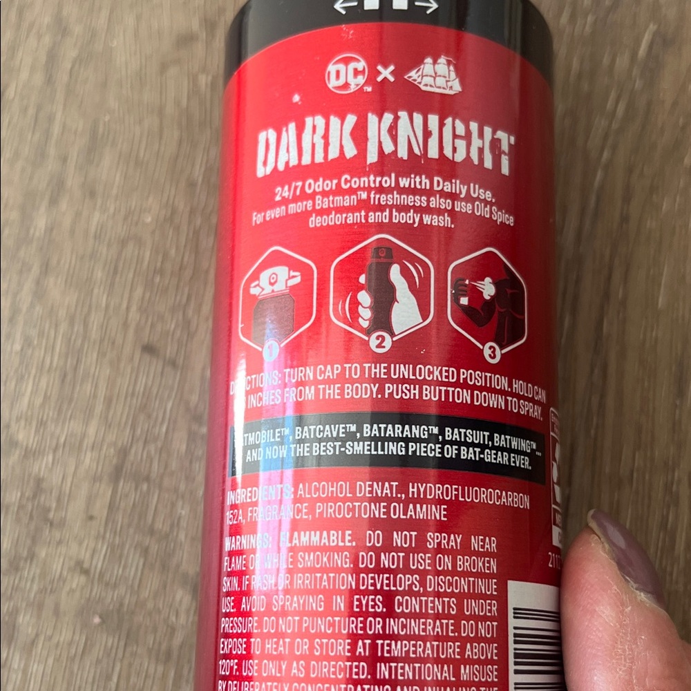 NIP! Old Spice Black Cherry & Nightfall Red Underarm & Body Spray. Dark Knight - Picture 3 of 6